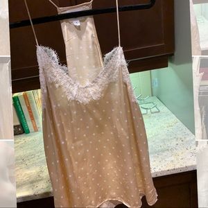 Cami NYC polka dot top